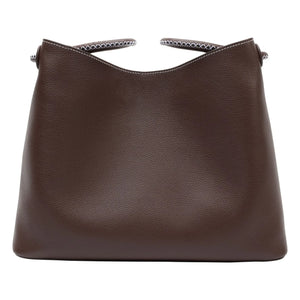 Handing - Vosges Grainé leather bag | Dark Brown