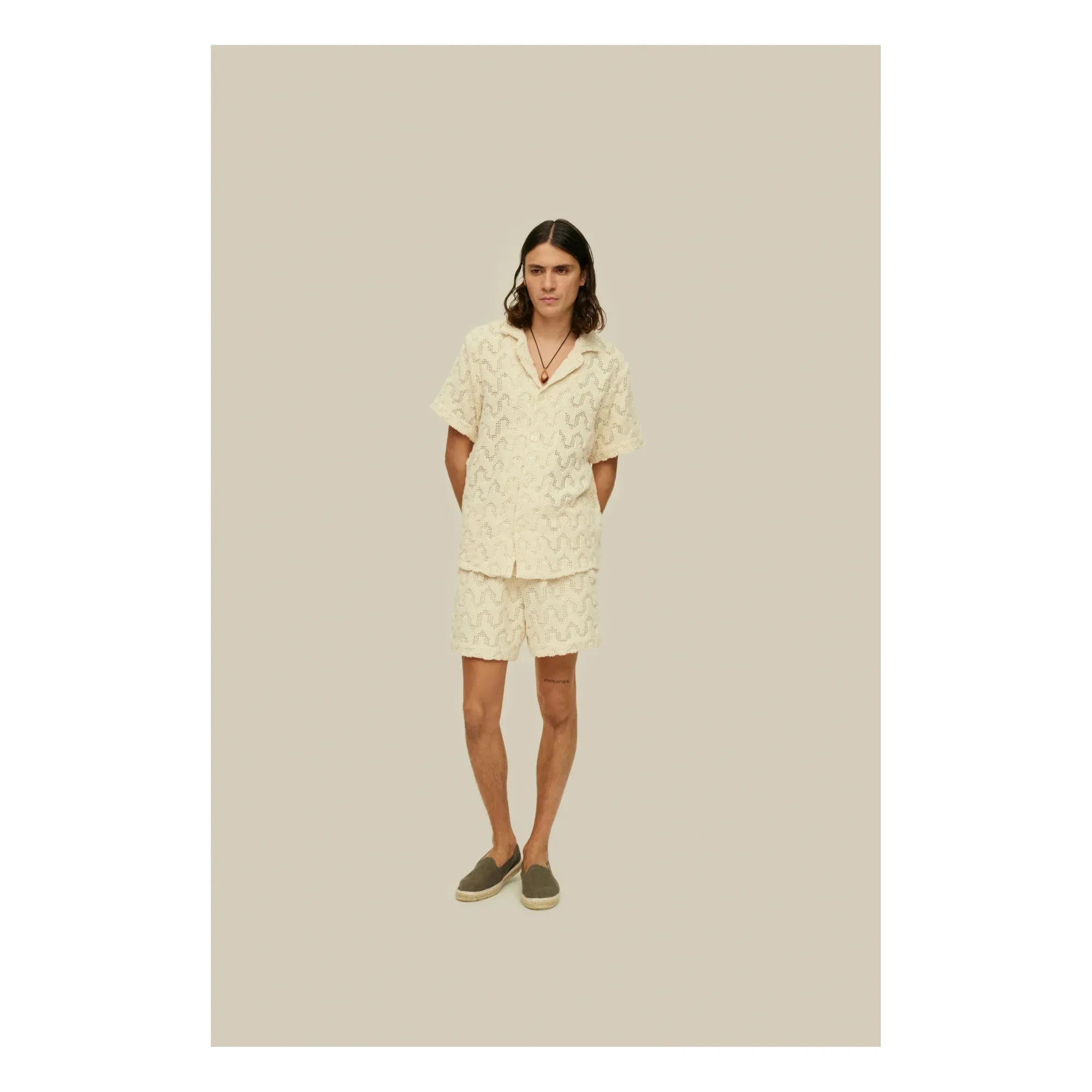 OAS - Atlas Kırçıllı Blouse | Ecru