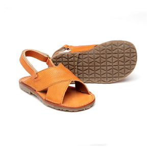 Pèpè - Cross-strap Sandals | Cognac