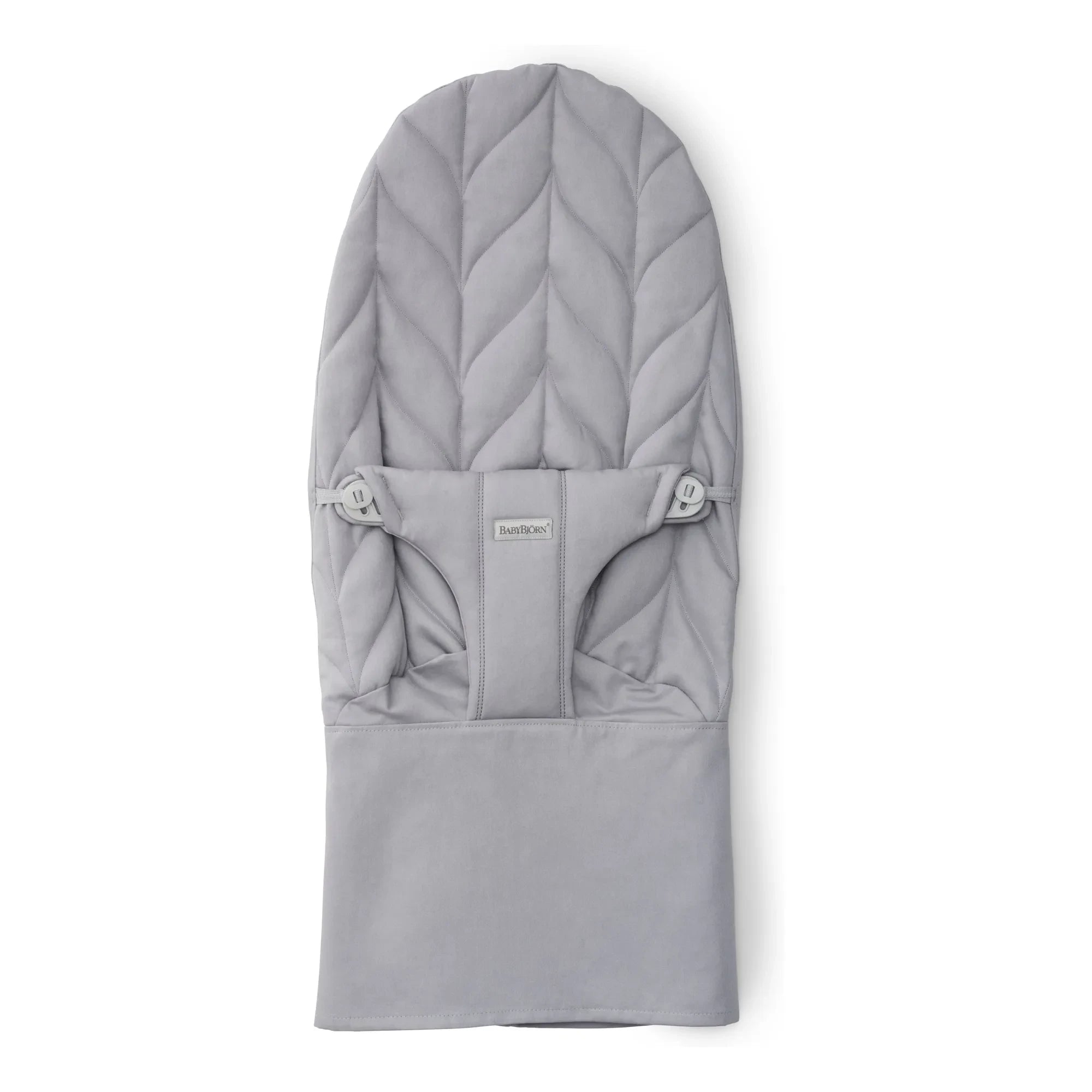 BabyBjörn - Pétale Quilted Cotton Lounger Cover | Light Gray