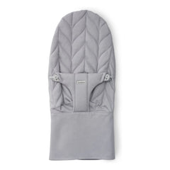 BabyBjörn - Pétale Quilted Cotton Lounger Cover | Light Gray