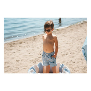 Petit Lem - Recycled Fiber Dog Bath Shorts | Gray Blue