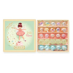 Billes & Co - 25-Piece Fée Rose Marbles Box