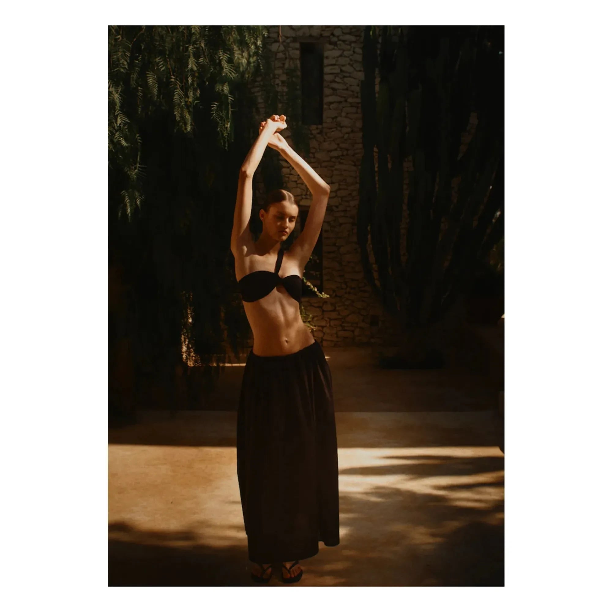 Vanessa Sposi - Poplin Skirt | Black