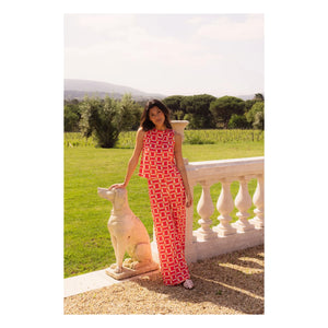 Paloma Collection - Andrea Pink Mom Pants - Women's Clothing | Pink