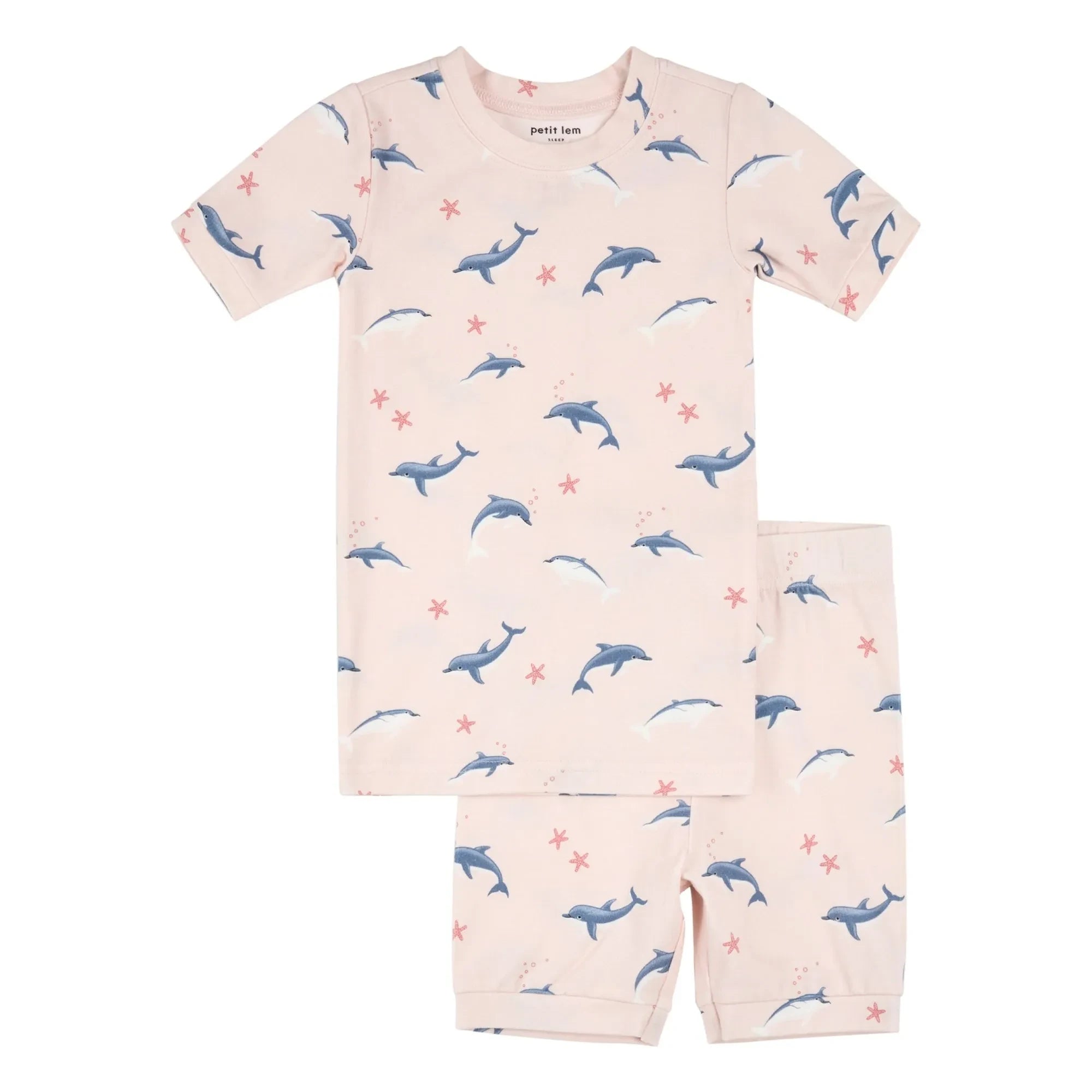 Petit Glue - Dolphins Organic Pamuk ve Modal Kısa Pajamas | Düsseldorf