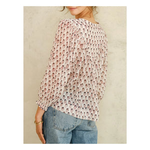 M.A.B.E. - Kiki Cotton Blouse | Red