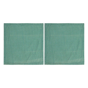 Anna + Nina - Vichy organik pamuk havlular - 2'li Set | Yeşil