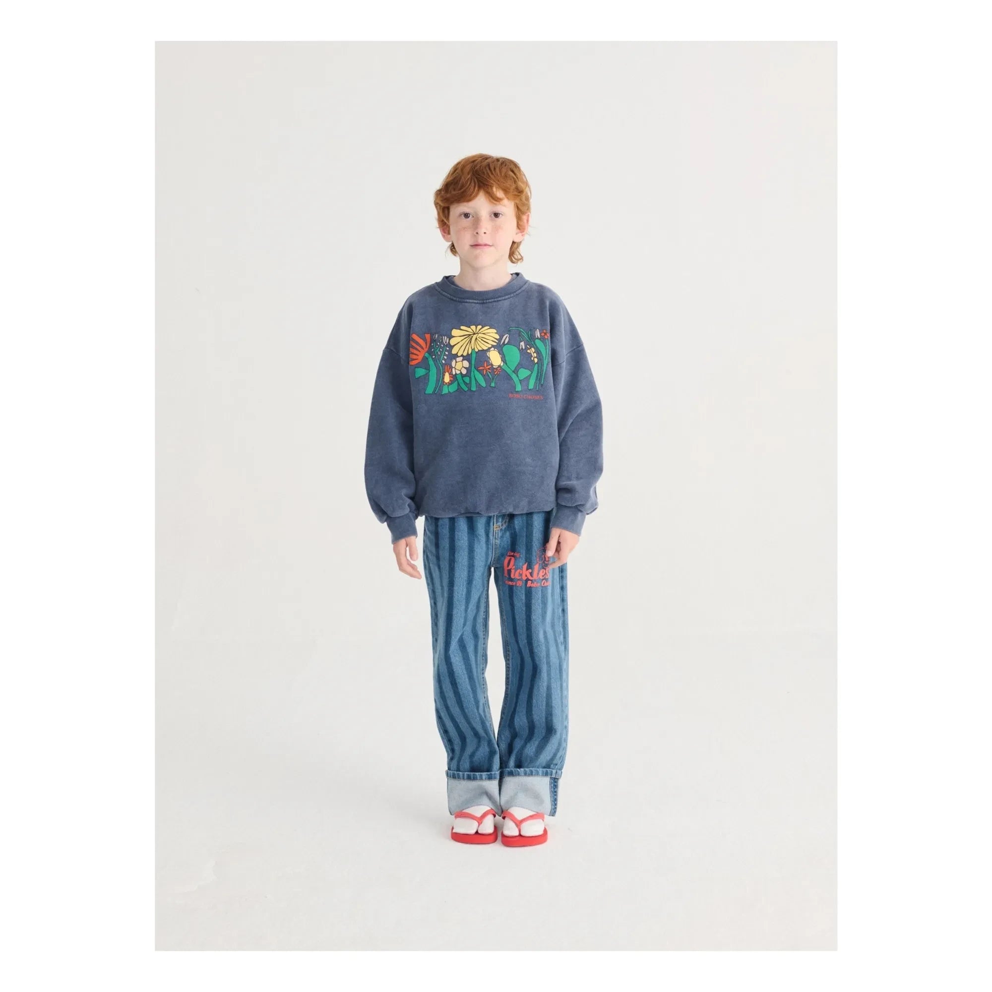 Bobo Choses - Herbalist organic cotton sweatshirt | Navy