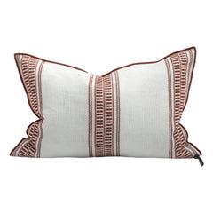 Maison de Vacances - Vice Versa Embroidered Canvas Cyclades Pillow | Kilim