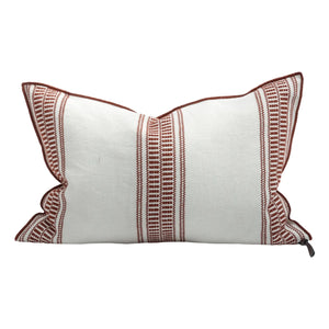 Maison de Vacances - Vice Versa Embroidered Canvas Cyclades Pillow | Kilim