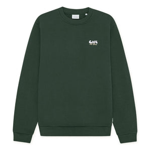 Les Deux - Café Sweatshirt | Dark Green