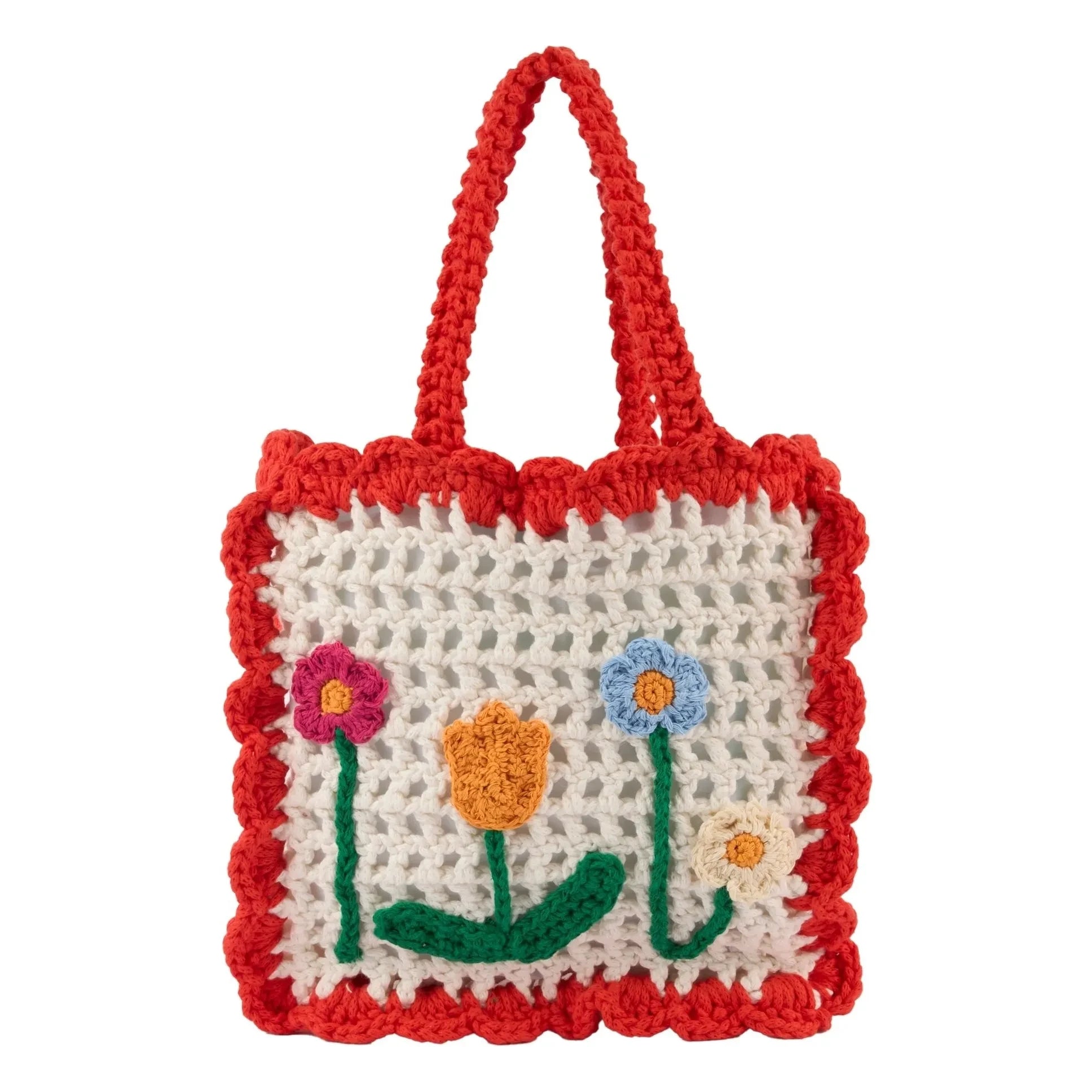 Stella McCartney Kids - Organic Cotton Knit Bag | Ivory