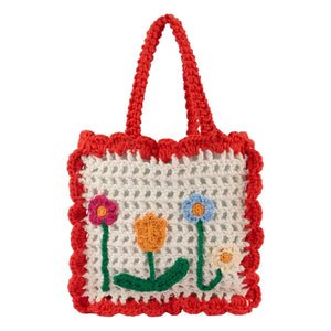 Stella McCartney Kids - Organic Cotton Knit Bag | Ivory