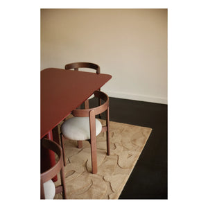 Gabrielle Paris - Lilac Wooden Chair, Linen Seat | Ecru