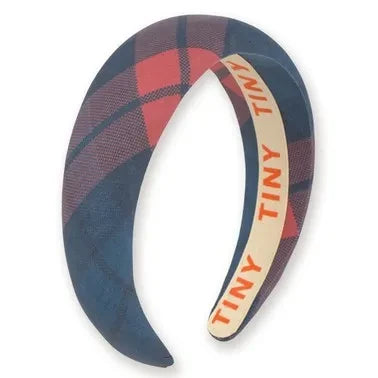 Tinycottons - Plaid Headband | Red