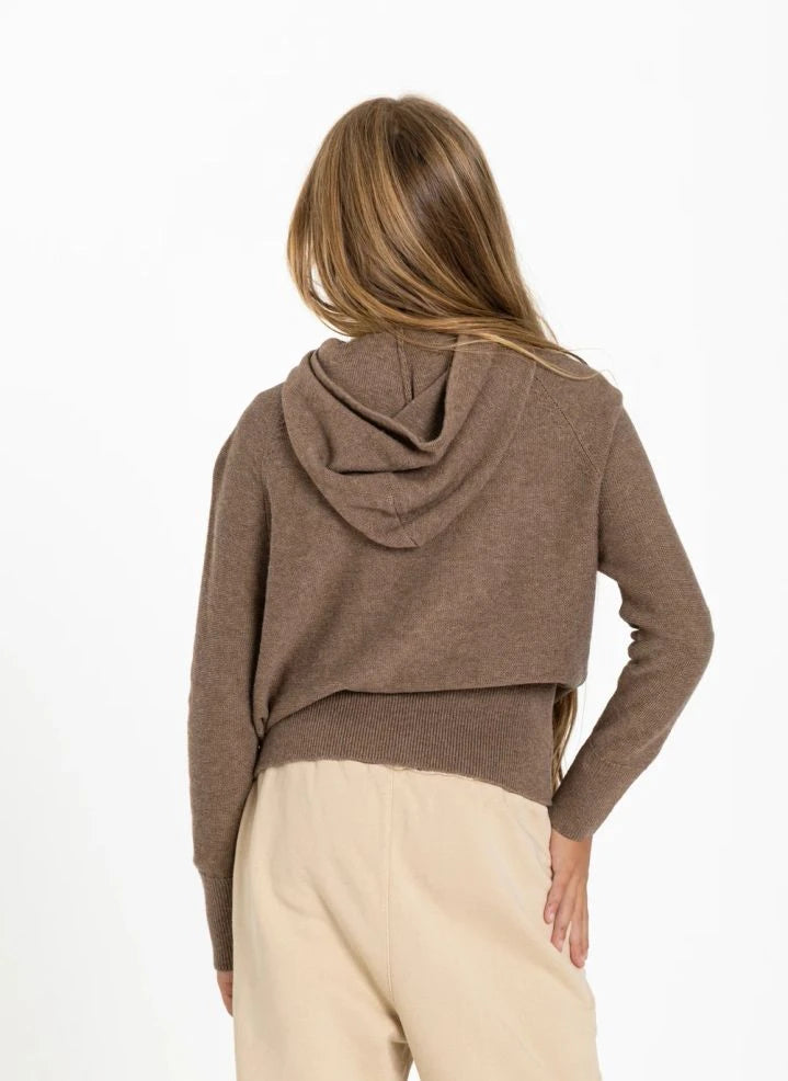 Smallable Kid - Soline Glow Up Wool Sweater | Brown
