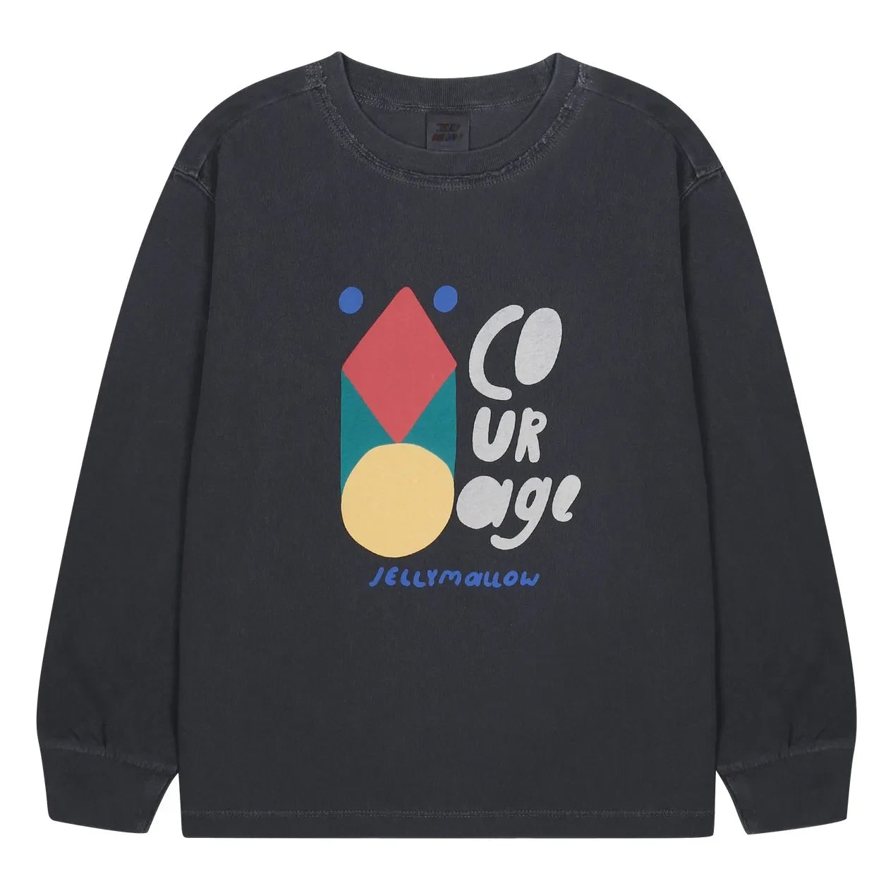 Jelly Mallow - "Courage" T-shirt | Charcoal Gray