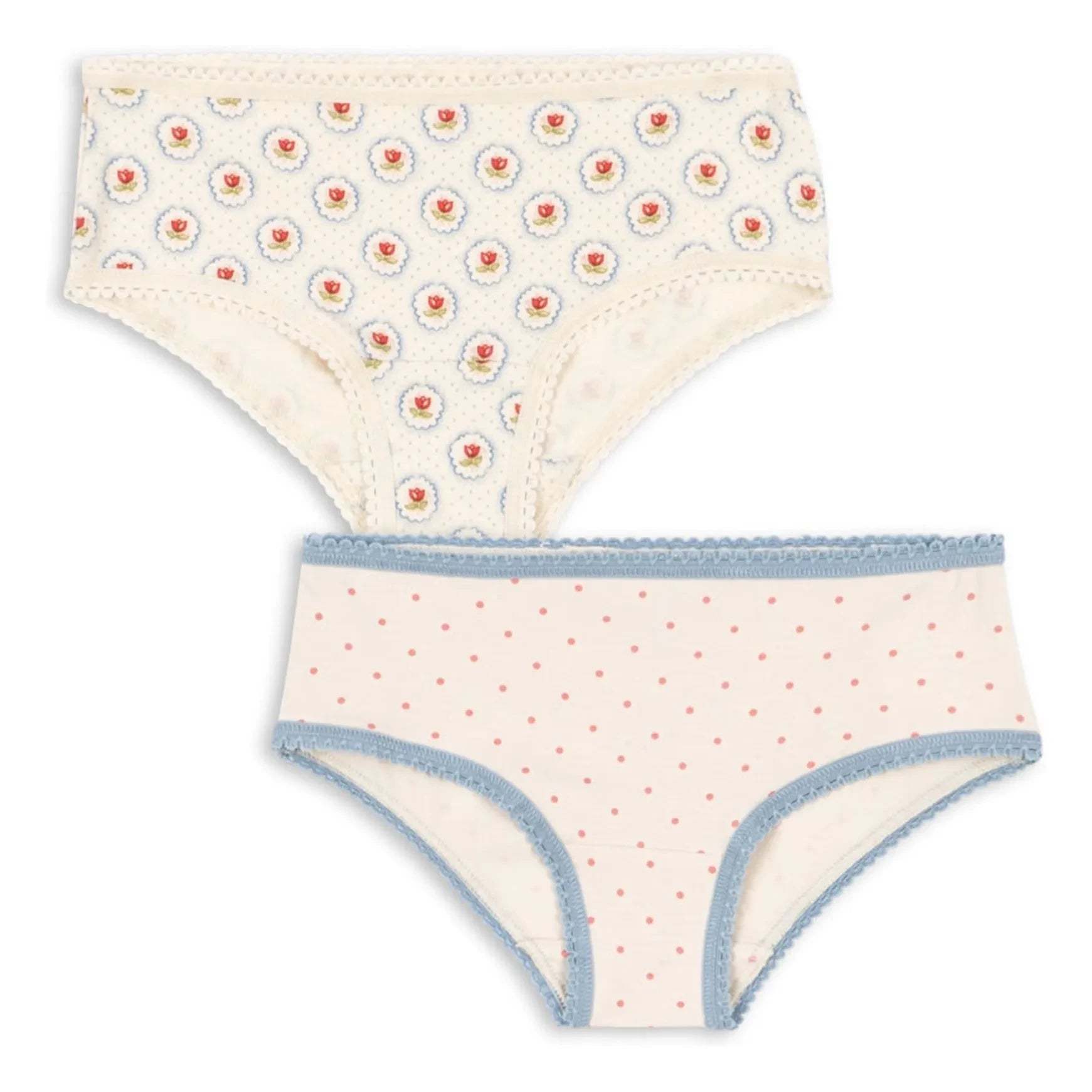 Konges Sløjd - 2-Pack Organic Cotton Cloth Pants | Ecru