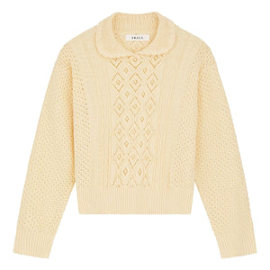 Skall Studio - Alexa Cotton Sweater | Pale Yellow