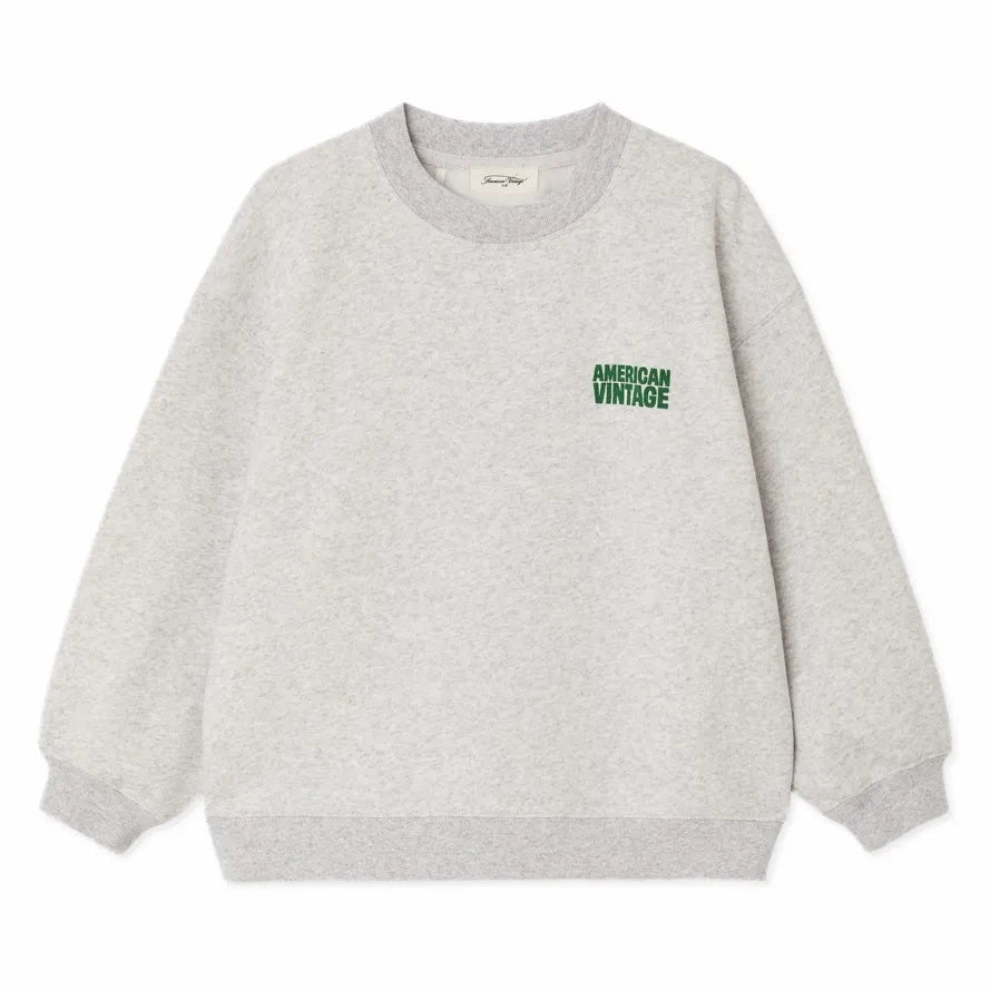 American Vintage - Baptown Sweatshirt | Grey melange