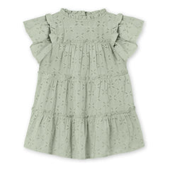 Fliink - Harper Embroidered Dress | Light Gray