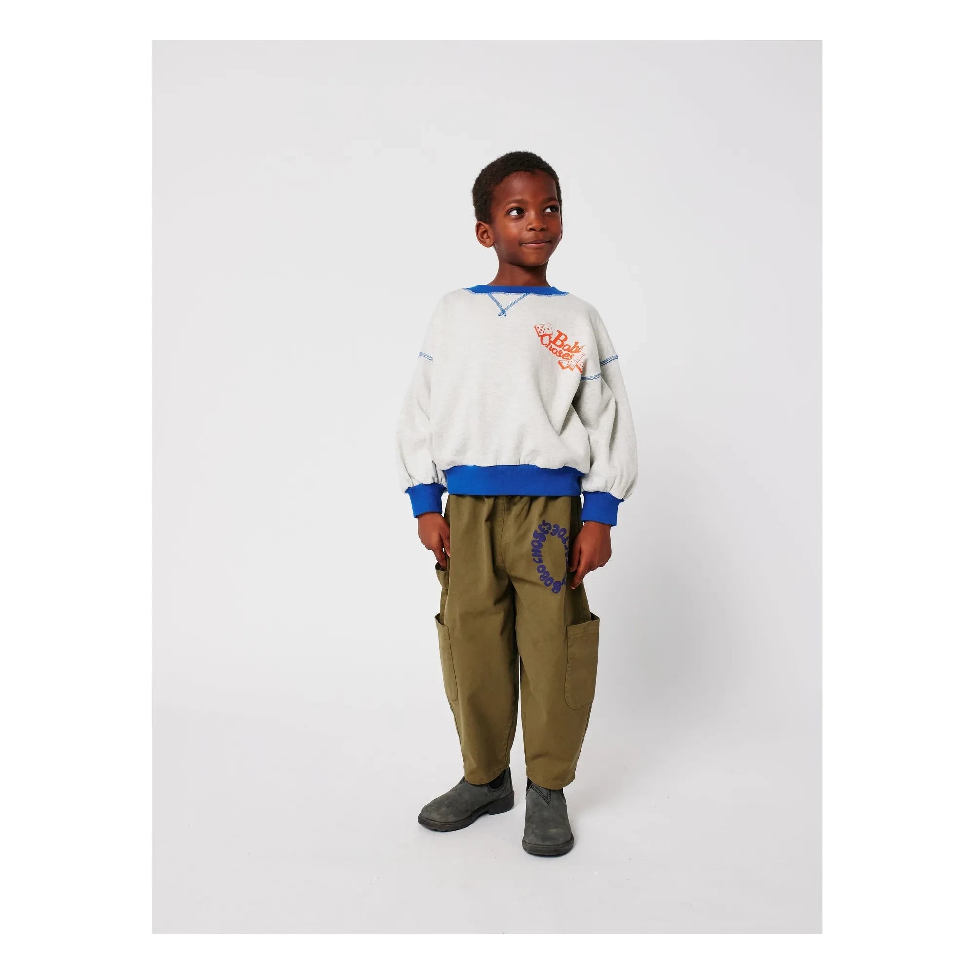 Bobo Choses - Sweat Dice Bobo Choses Organic Cotton | Grey Melange