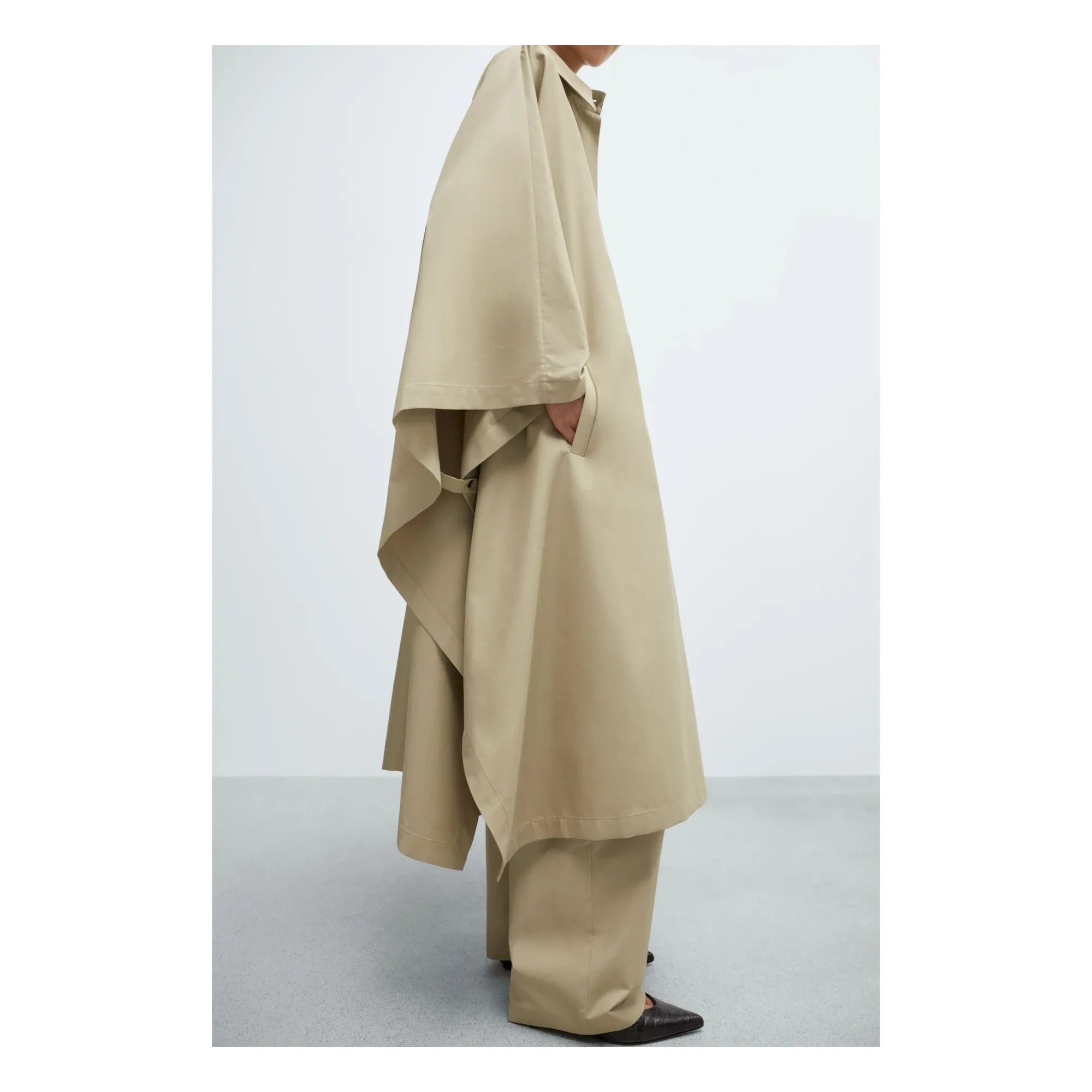 Cordera - Cotton Cape | Beige