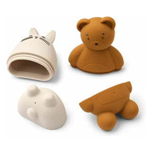 Liewood - Duncan Bath Toys | Sand/Mustard Mix