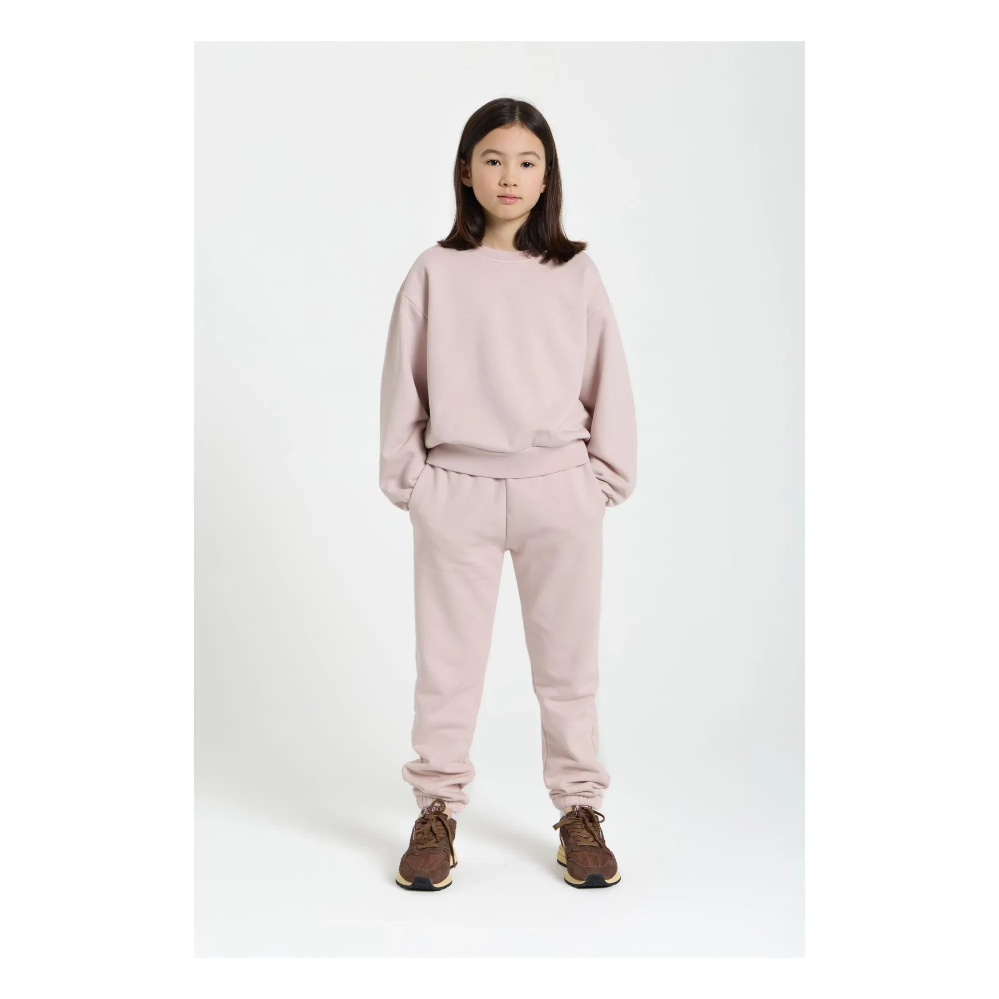 Smallable Kid - Maia organic cotton sweatshirt | Pale Pink