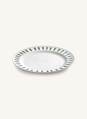 Serax - Charly Striped Plates - Set of 2 | Green