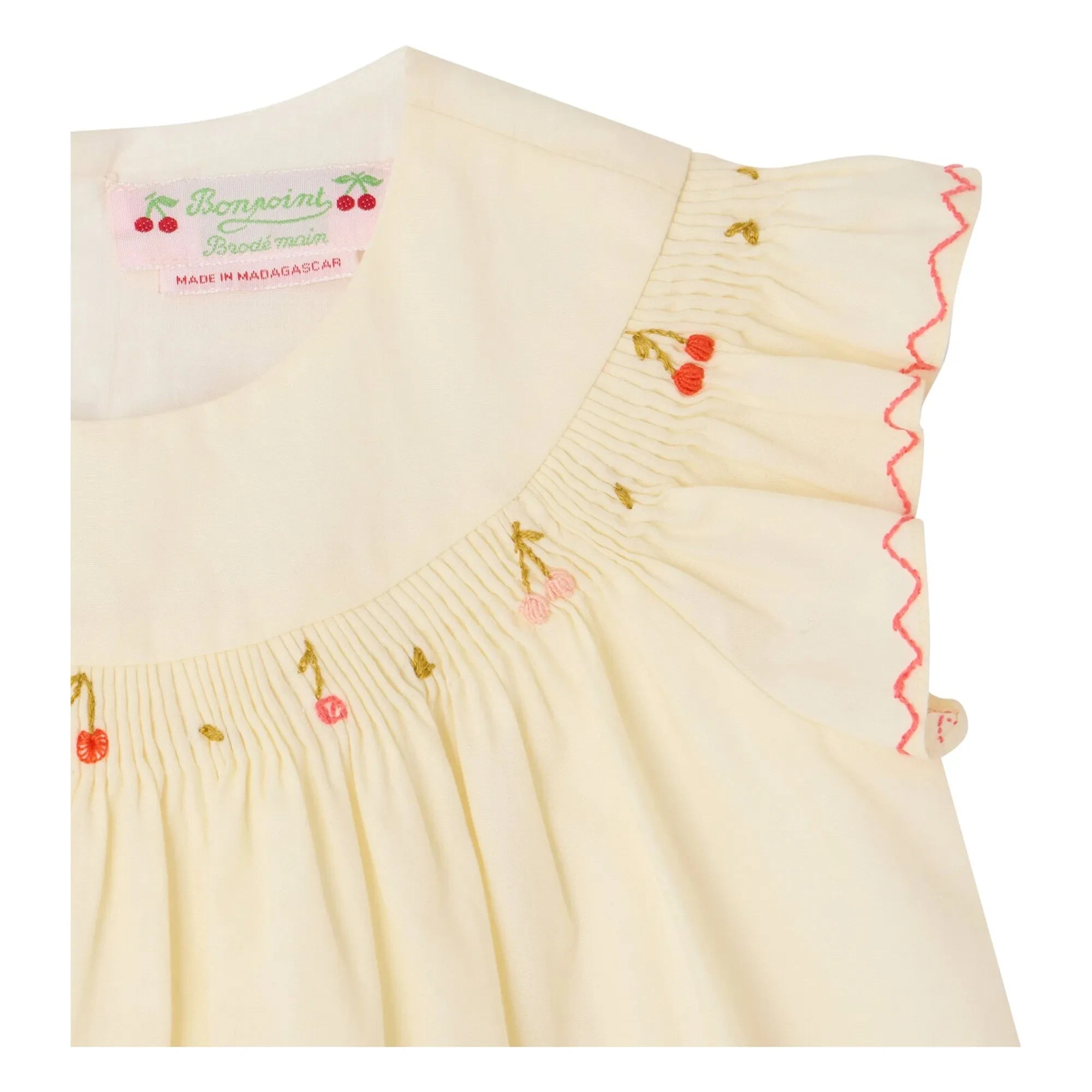 Bonpoint - Amantine Organic Cotton Dress | Ecru