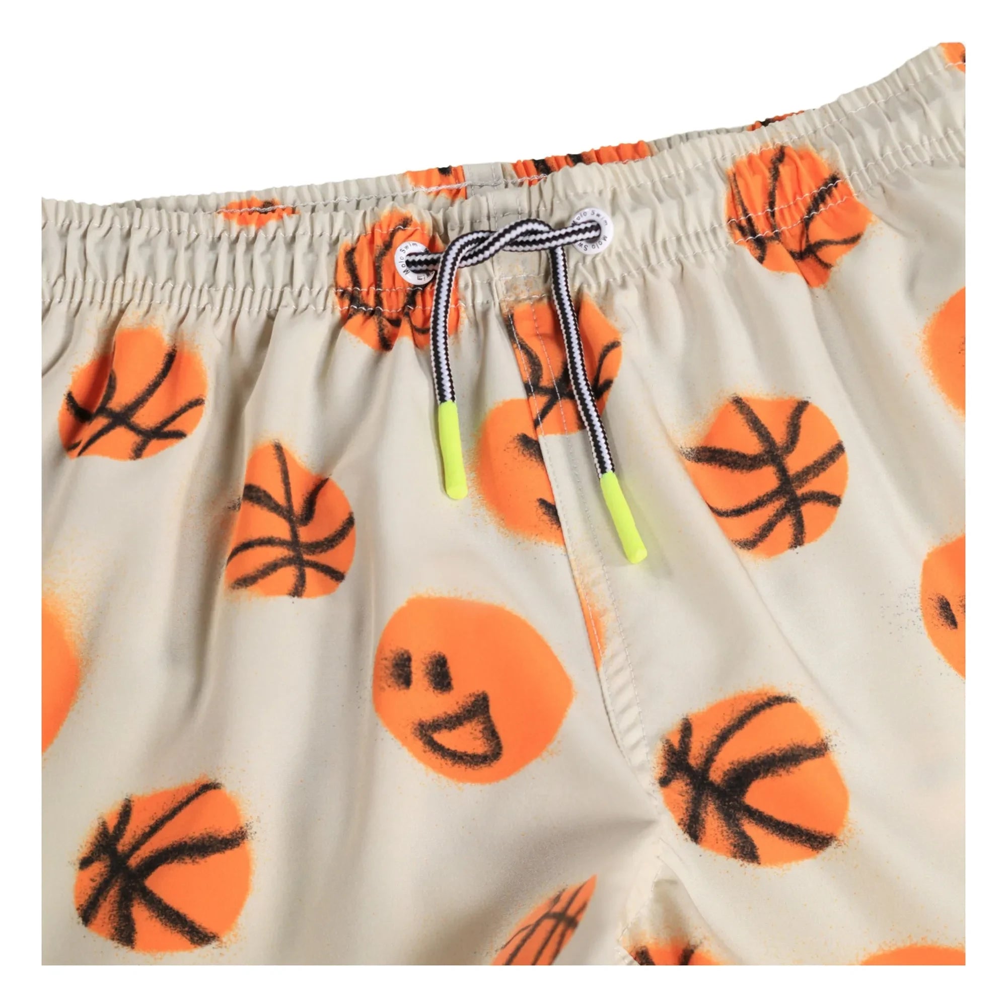 Molo - Niko Basket Ball Recycled Fiber Swim Shorts | Beige