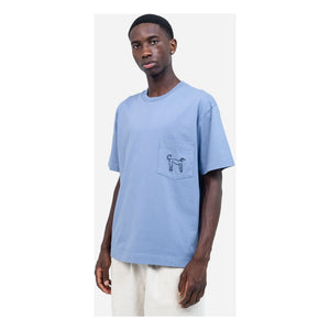 Olow - People T-shirt | Azure mavi