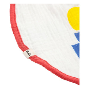 Bobo Choses - Pack of 2 Organic Cotton Gingham Bibs | White