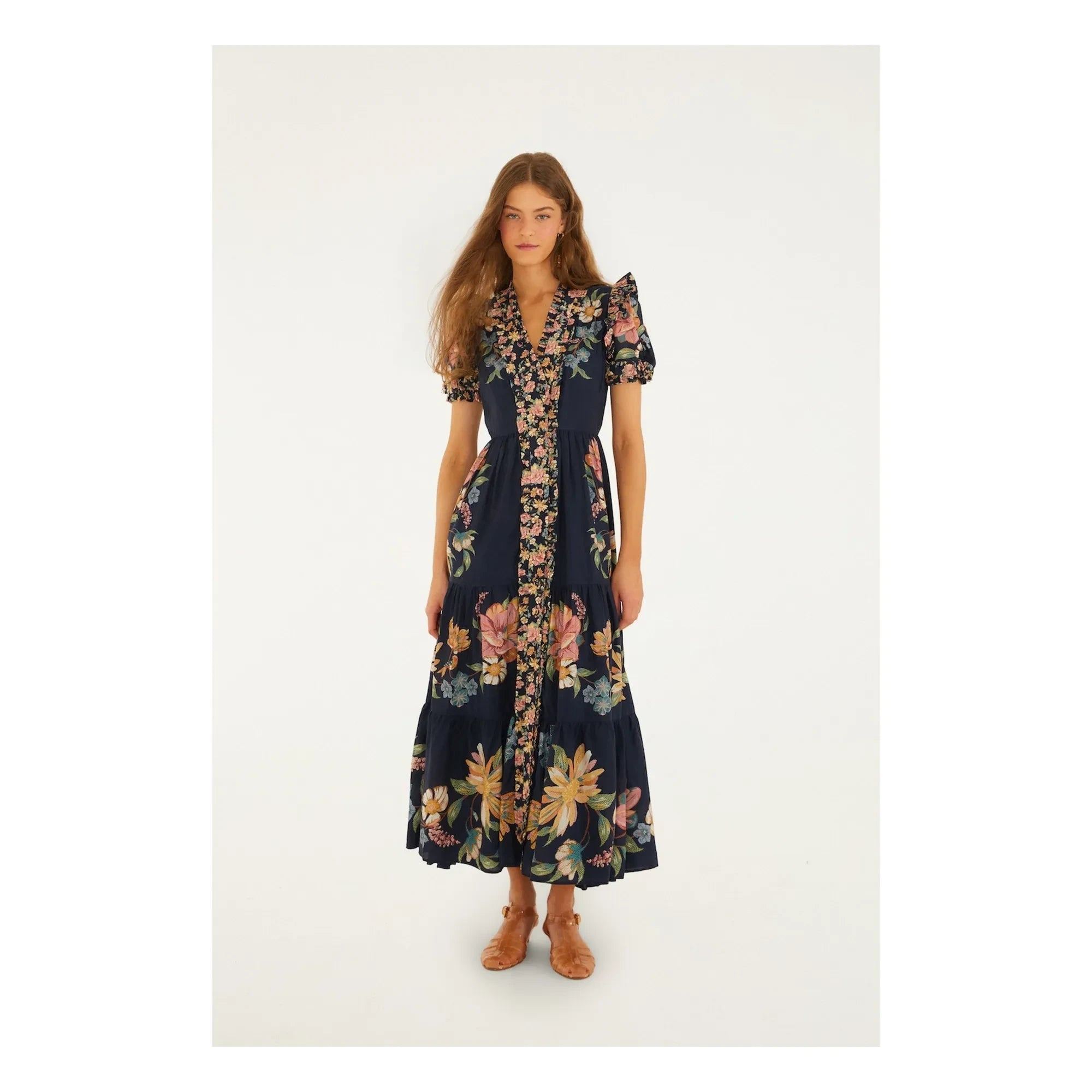 Farm Rio - Maira Dress | Navy