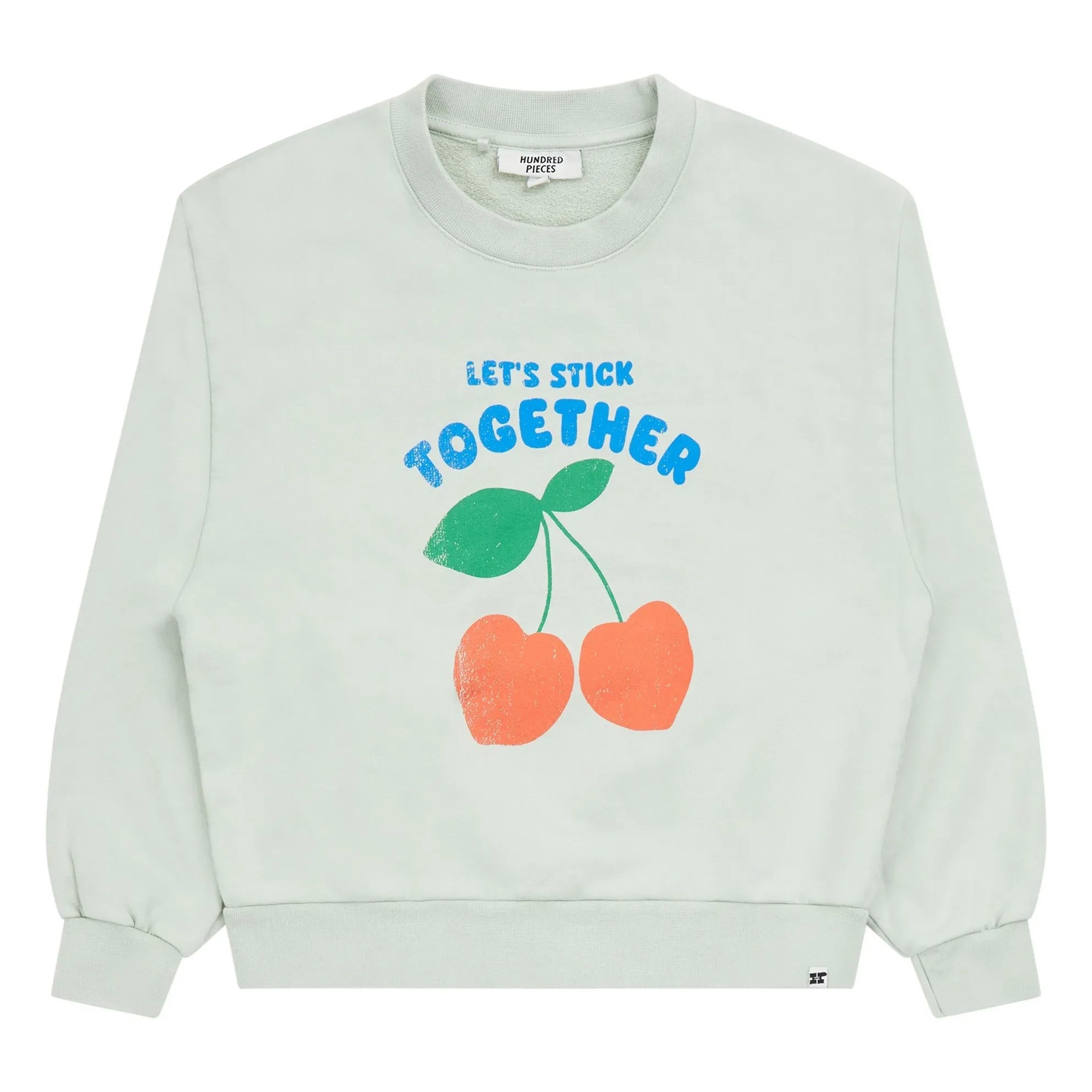 Hundred Pieces - Alba organik pamuk sweatshirt | Celadon
