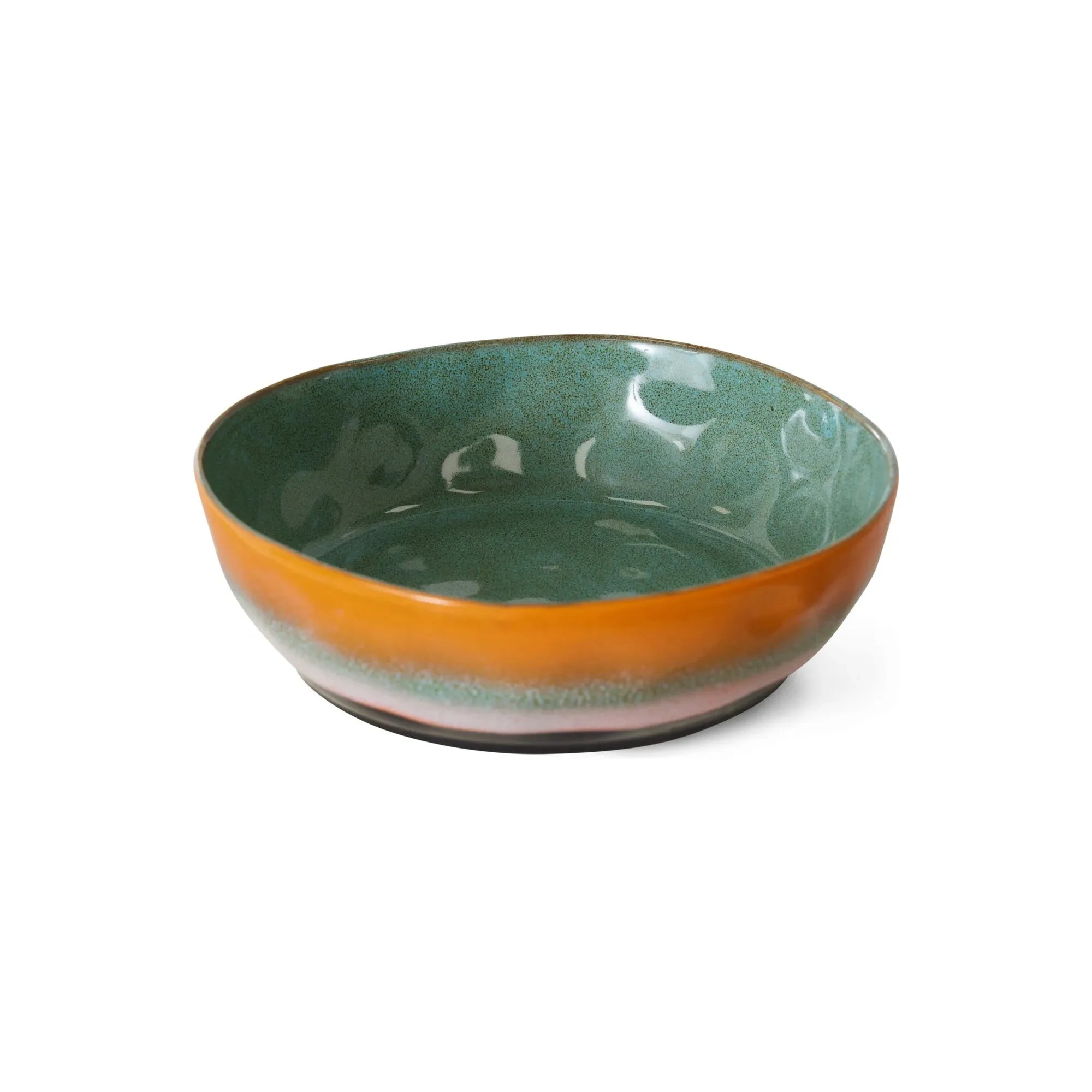 HKliving - Stoneware Soup Plate - Set of 2 | Light Blue