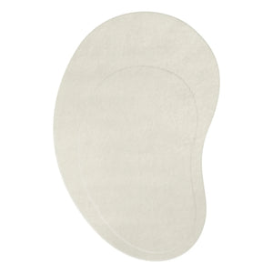 Layered - Remnant Wool Rug | White