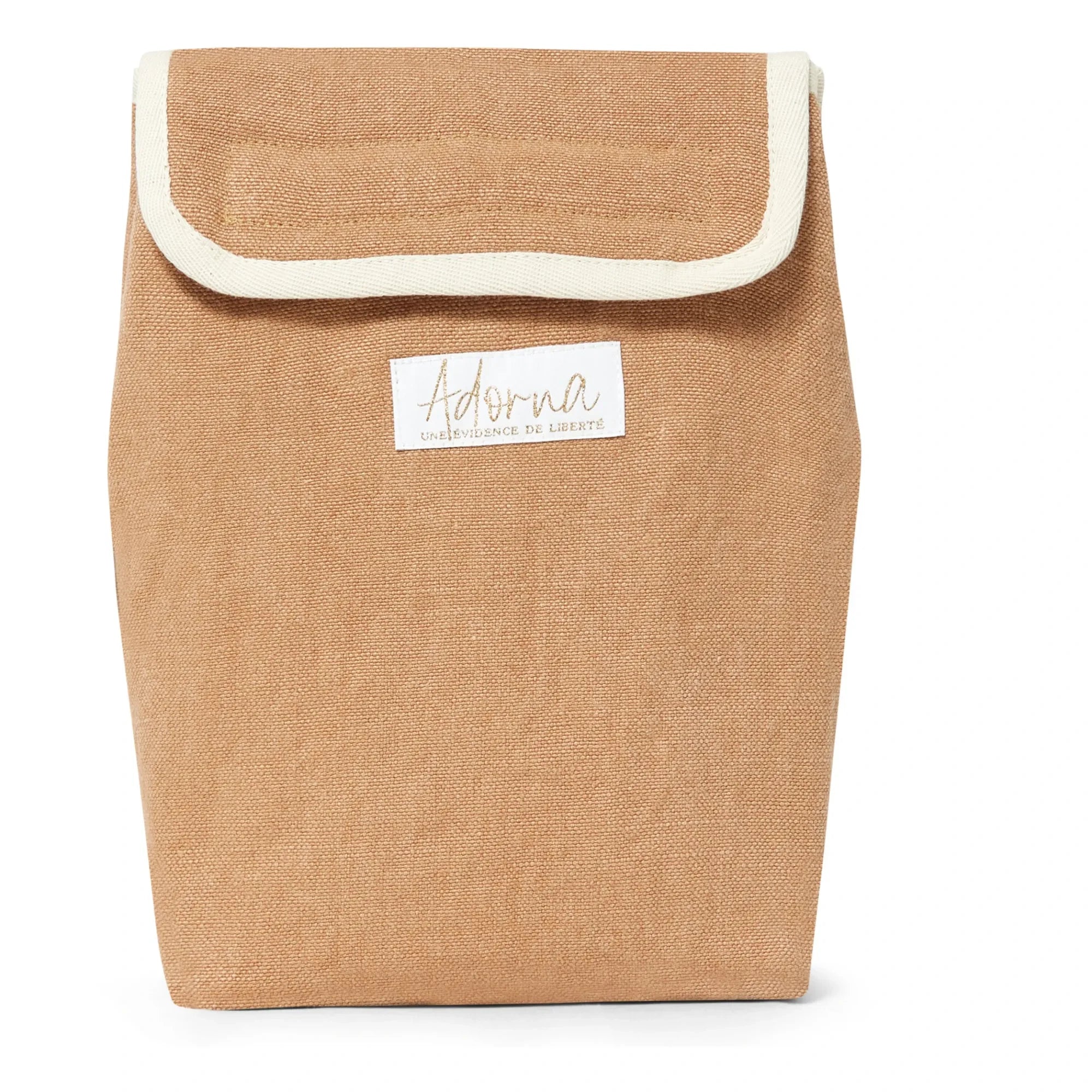 Adorna - Linen Insulated Lunch Bag | Terracotta