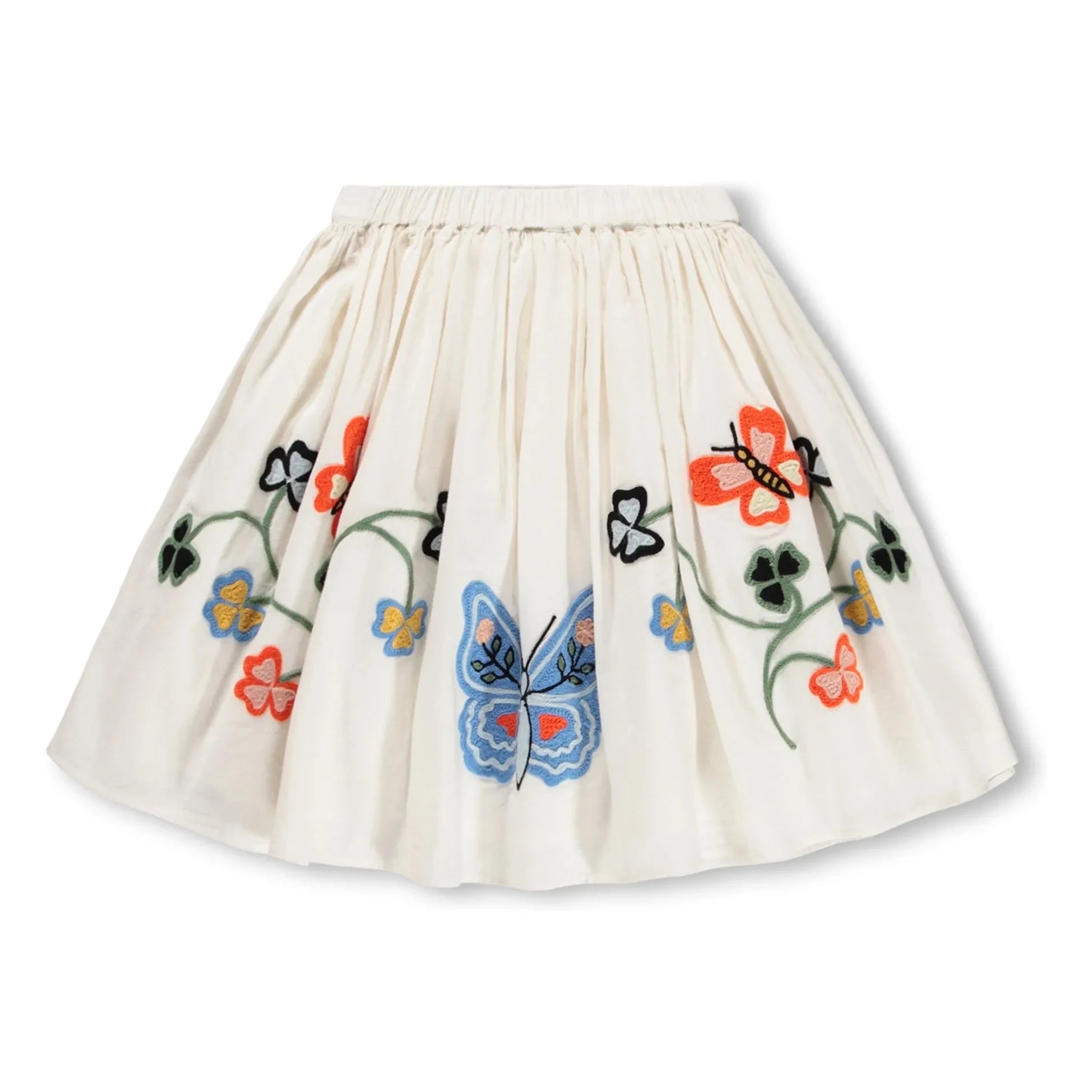 Molo - Bonnie Butterfly Organic Cotton Skirt | Ivory