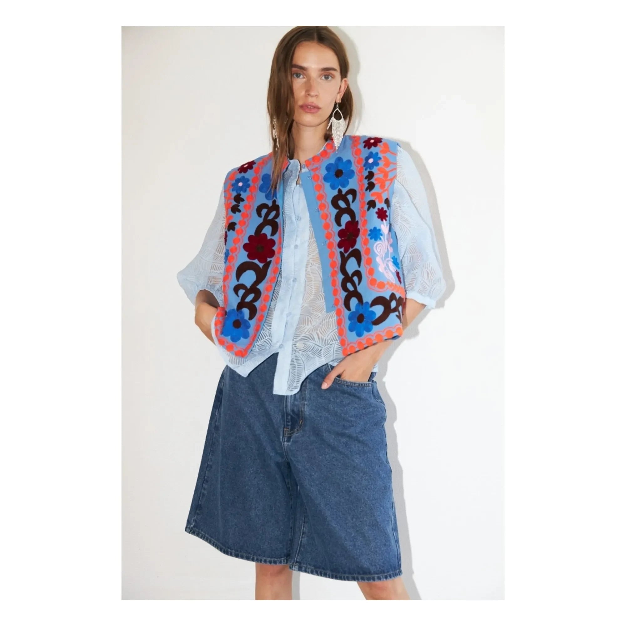 Lollys Laundry - Thousand Cotton Jacket | Blue