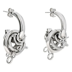 Justine Clenquet - Jay Earrings | Silver