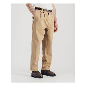 Parages - Çift Pilili Twill Pantolon | Bej