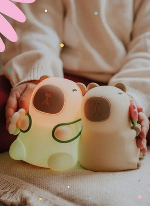 Mary's - Floral Capybara Night Light | Beige