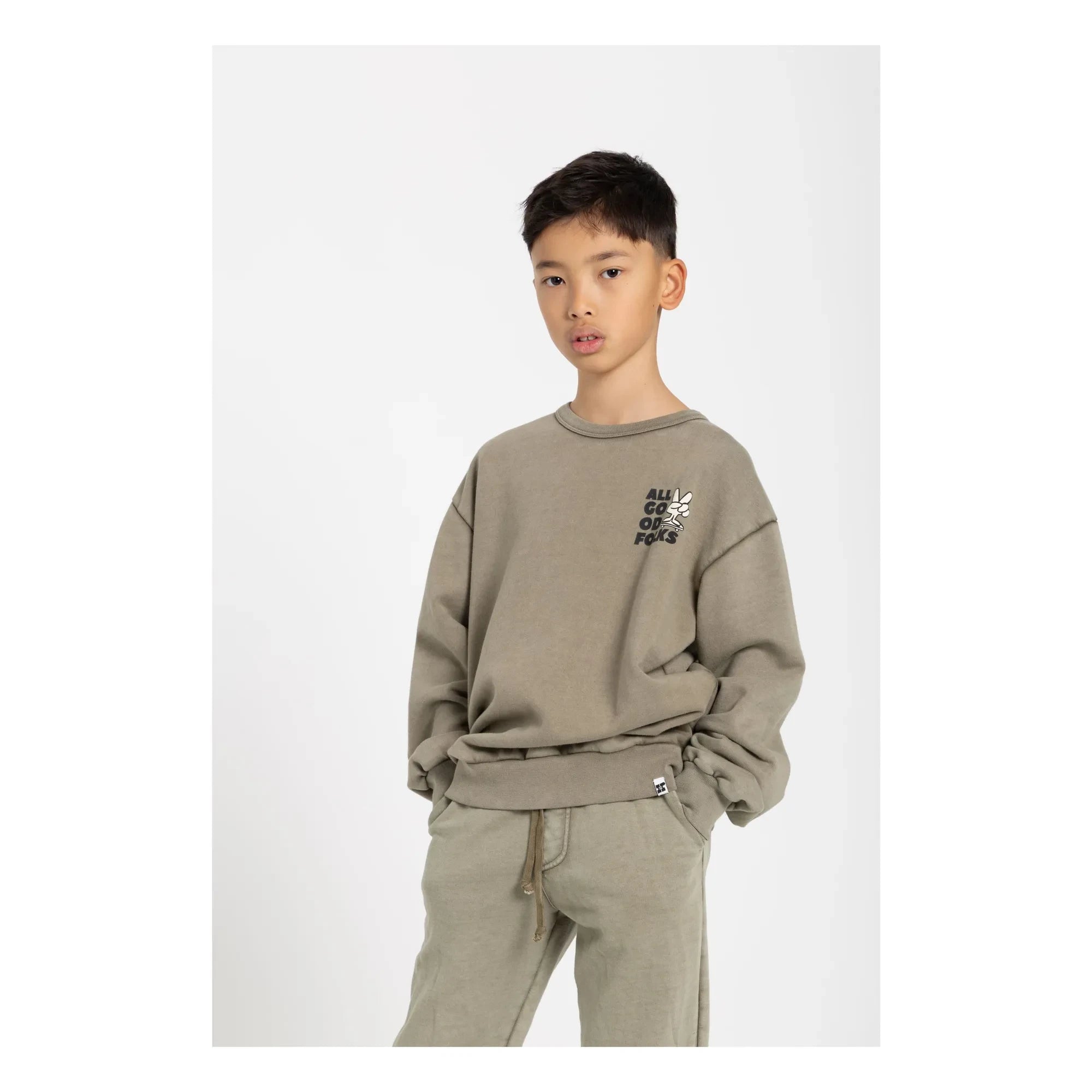 Hundred Pieces - Ryde Organic Cotton Sweatshirt | Khaki