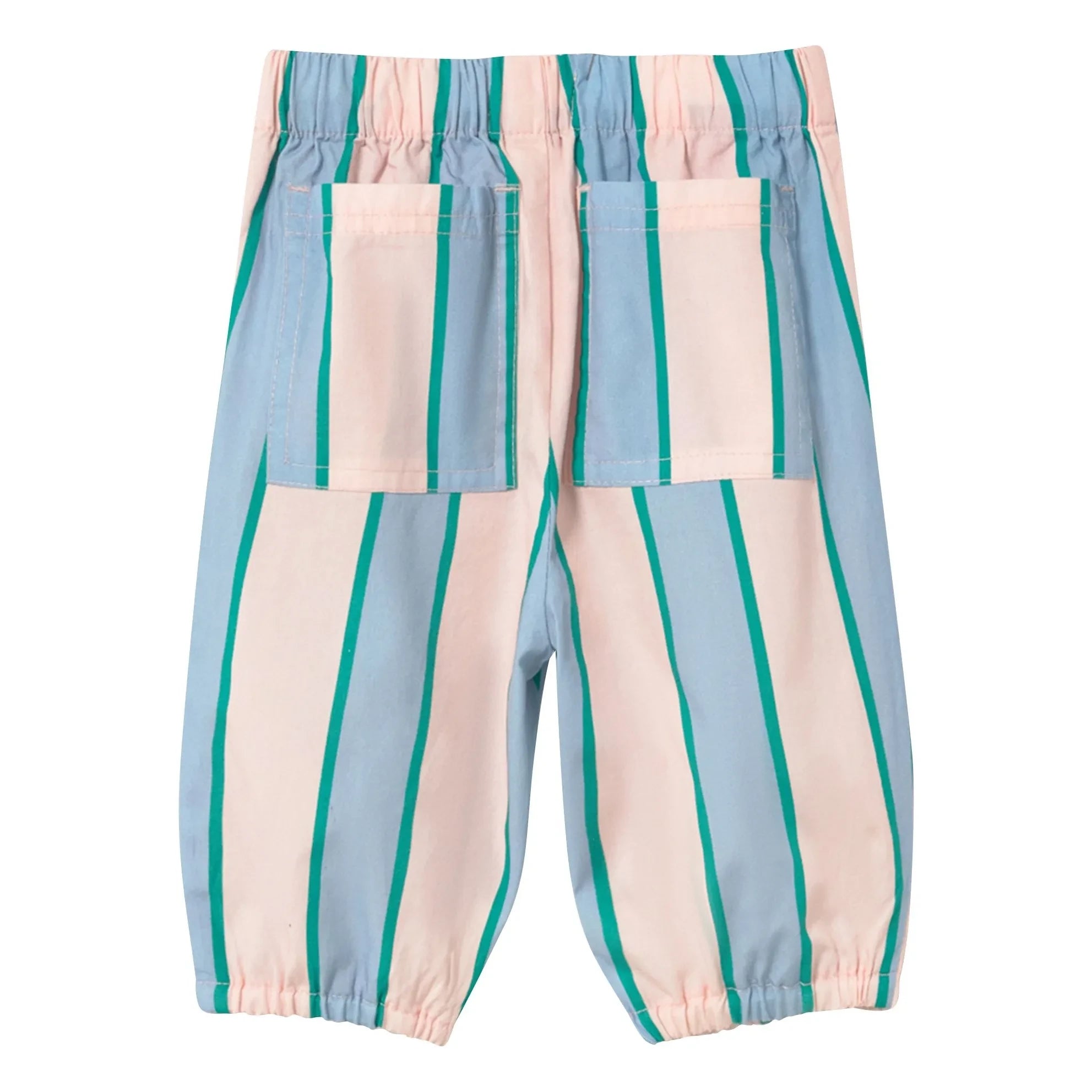 Tinycottons - Poplin Striped Pants | Pastel Pink