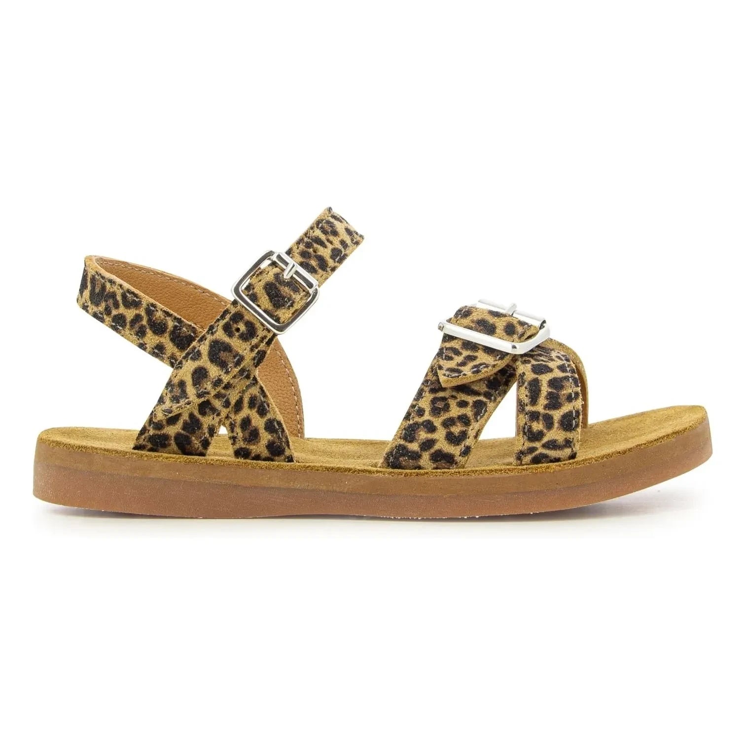 Pom d'Api - Beach-Air Crossy Sandal | Leopard