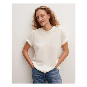 Bompard - Slim-fit Cotton and Cashmere T-shirt | Natural