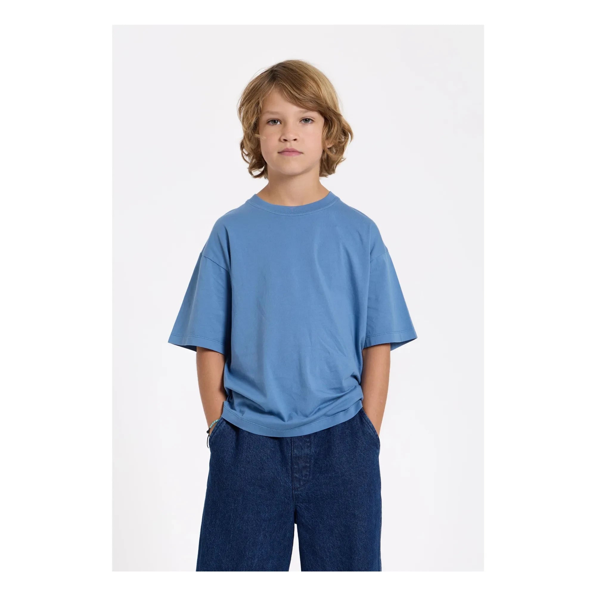 Smallable Kid - Nils Organic Cotton T-Shirt | Blue